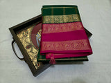 KSS - Emerald Green/Pink Korvai Kottadhi