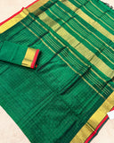 KSC - Double shaded Emerald Green Kattam