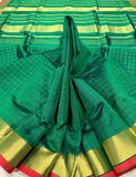 KSC - Double shaded Emerald Green Kattam