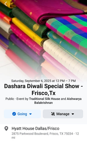 Sep 6th - Dashara Diwali Special - Frisco,TX