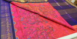 KSC - Pink/Royal Blue Korvai