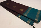 KSS - Dark Brown/Rama Green Korvai