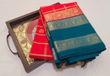 KSS - Red/Peacock Green Kottadhi