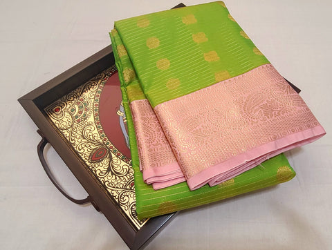 KSS - Lime Green/Pink Korvai