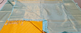 KSS - Mango Yellow/Blue Chevron Korvai
