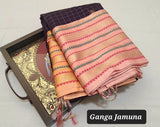 KSS - Violet Ganga Jamuna Korvai