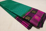 KSS - Dark Sea Green/Wine Korvai