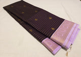 KSS - Dark Nagapazham/Lavender Korvai