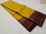 KSS - Lemon Yellow/Brown Korvai