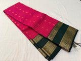 KSS - Rani Pink/Bottle Green Korvai