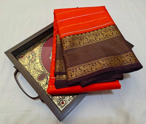 KSS - Orange/Brown Veldari Korvai