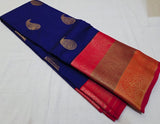 KSS - Royal Blue/Pink Korvai