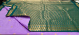 KSS - Lavender/Peacock Green Korvai