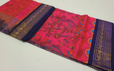 KSC - Pink/Royal Blue Korvai