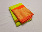 KSS - Sneha Green/Orange Korvai