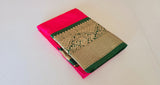 KSS - Rani Pink/Green Korvai