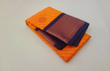 KSS - Kesar Orange/Navy Blue Korvai