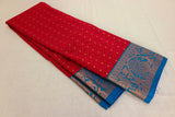 KSS - Maroon/Blue Korvai
