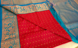 KSS - Maroon/Blue Korvai