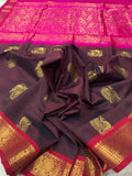 KSC - Double shaded Coffee Brown with Red
