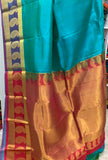 KHEE - Double Shaded Sea Bluish green with Hot Pink