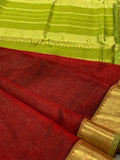 KSC - Maroon with Leafy green Vaira Oosi