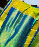 KHEE - Double shaded Lime Green/Peacock Blue